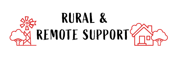 Rural and remote support